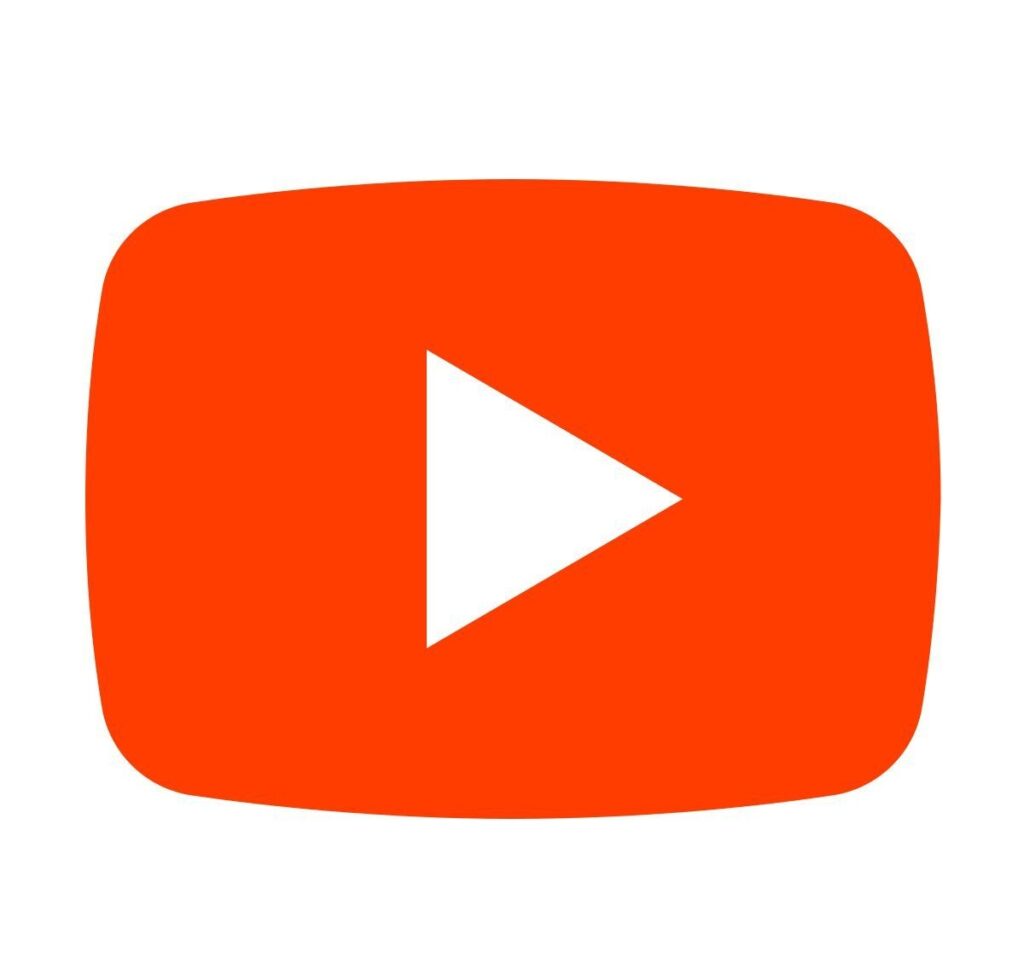 youtube icon in color style